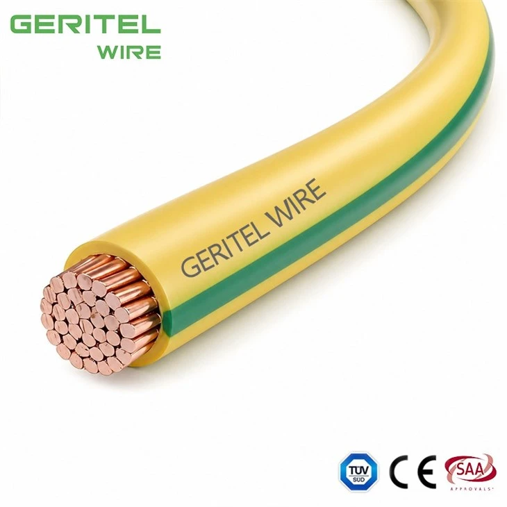 35mm2 Green Yellow Building Wire V90 Earth Conductor best