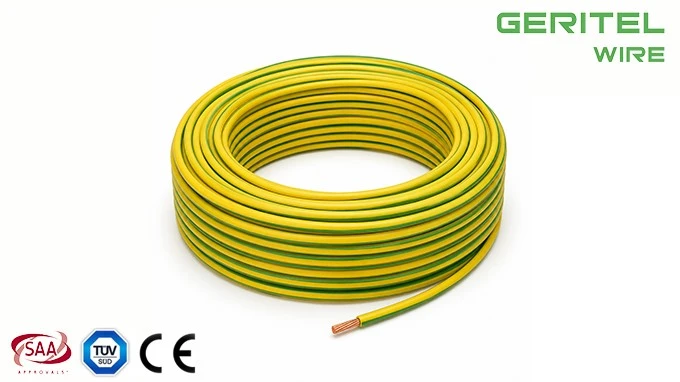 35mm2 green/yellow earth wire 35mm2 green/yellow earth wire